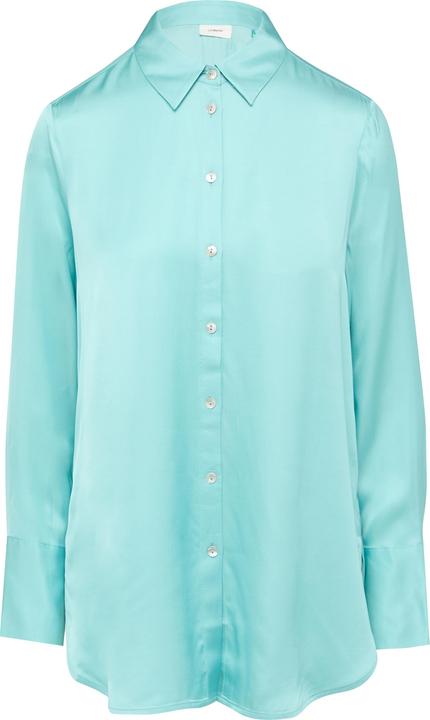 Immagine prodotto s.Oliver Bluse Longbluse aus Viskosesatin mit Perlmuttknöpfen (36)