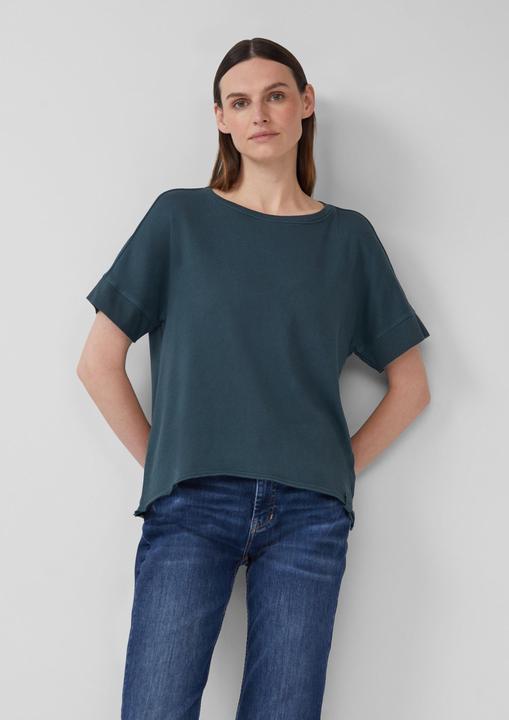 Actual product image S.Oliver T-Shirt Gewaschenes T-Shirt mit Ziernähten im Relaxed Fit (36)