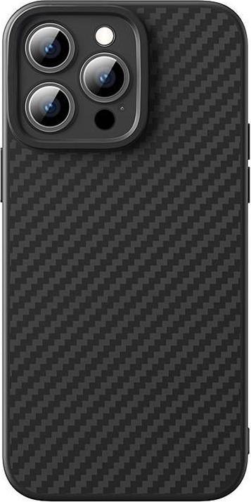 Produktbild Baseus Case Synthetic Fiber iPhone 15 Pro + tempered glass (Apple iPhone 15 Pro)