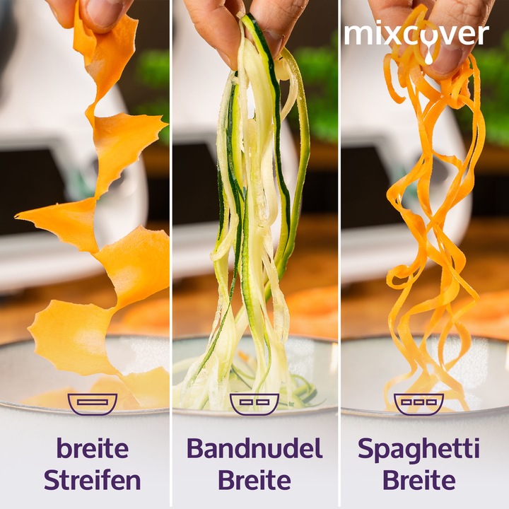 Immagine prodotto Mixcover Tagliaverdure a spirale compatibile con Thermomix TM6 TM5