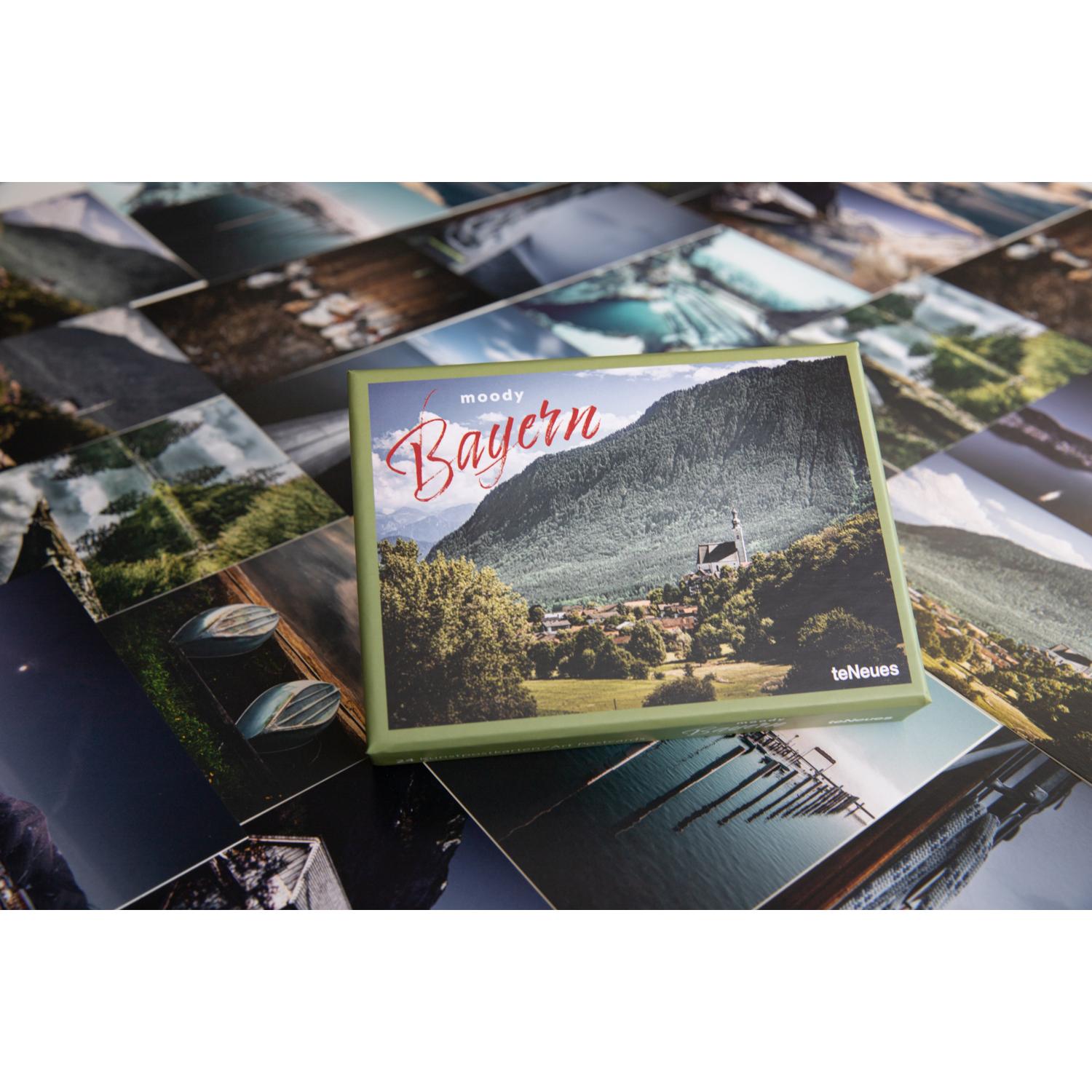 Thumbnail - Moody Bayern, Kunstkartenbox, Ratgeber von Franz Sussbauer, Eva Stadler