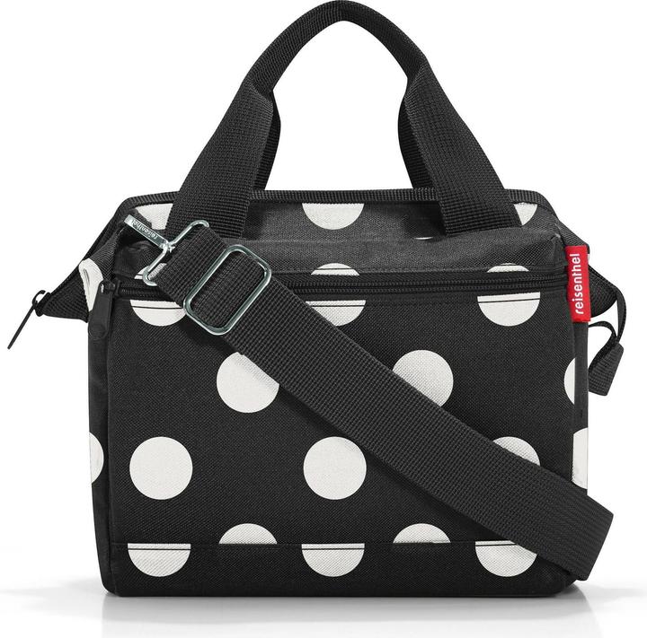 Black, Dots White, Schwarz, White