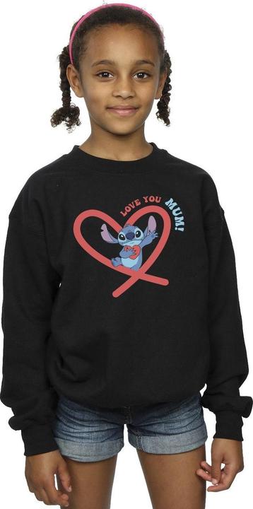Produktbild Disney Lilo & Stitch Love You Mum Sweatshirt Mädchen (104)