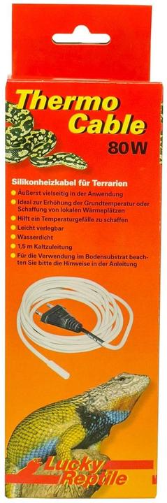 Lucky Reptile Substratheizer Heat Thermo Cable 80 W, 6.5 m (80 W)