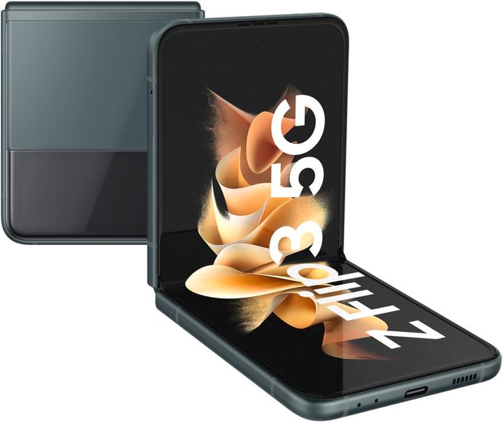 Actual product image Samsung Galaxy Z Flip3 5G (128 GB, Green, 6.70", SIM + eSIM, 5G)