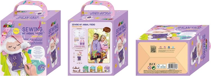 Actual product image Avenir Sewing Set Hanger Sheep