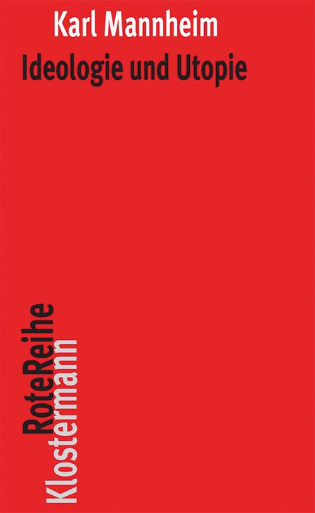 Produktbild Ideologie und Utopie (Deutsch, Karl Mannheim, 2015)