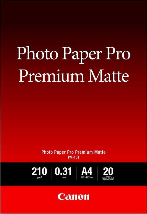 Produktbild Canon PM-101 Pro Premium Matte (210 g/m², A4, 20 x)