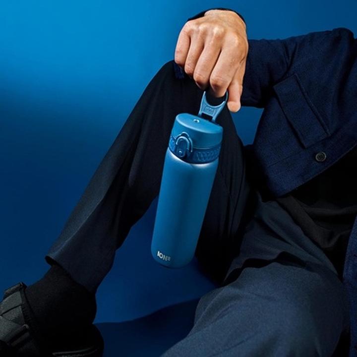 Immagine prodotto ION8 Leak Proof Slim Water Bottle Vacuum Insulated Ash Navy 500ml (0.50 l)