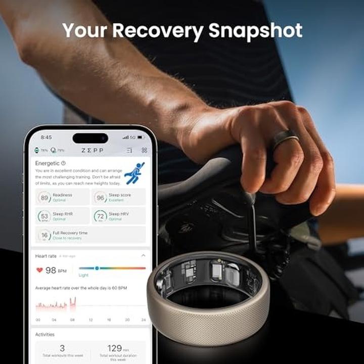 Produktbild Amazfit Helio Ring (12, Titan)