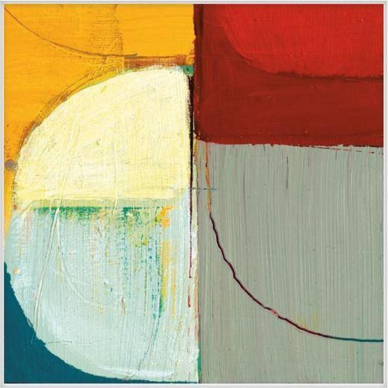 Image du produit Joanne Last Abstrait 7 Fixé au mur Impression montée (30 x 30 cm)