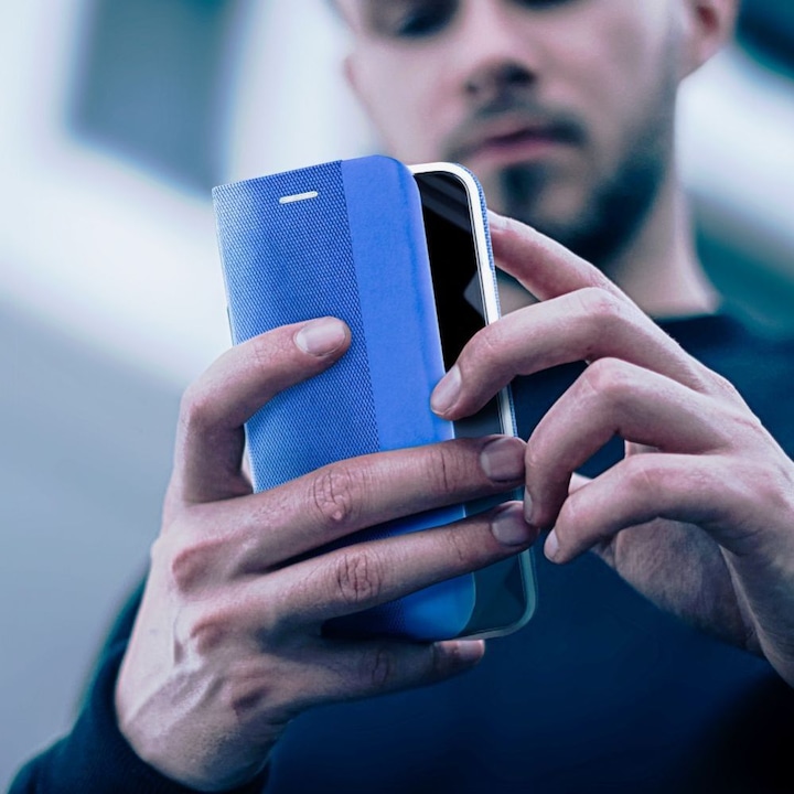 Produktbild Partner Telecom Cases OEM SENSITIVE Book case for SAMSUNG A10 light blue (Cubot A10)
