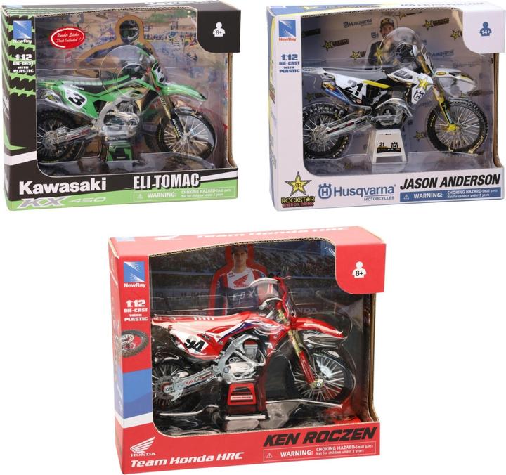 Actual product image New Ray Racing Dirt Bike (Assorted)