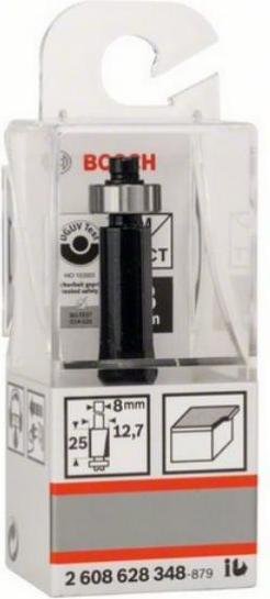 Produktbild Bosch Professional Zubehör Laminat-Bündigfräser, 8 mm, D1 12,7 mm, L 25,4 mm, G 68 mm