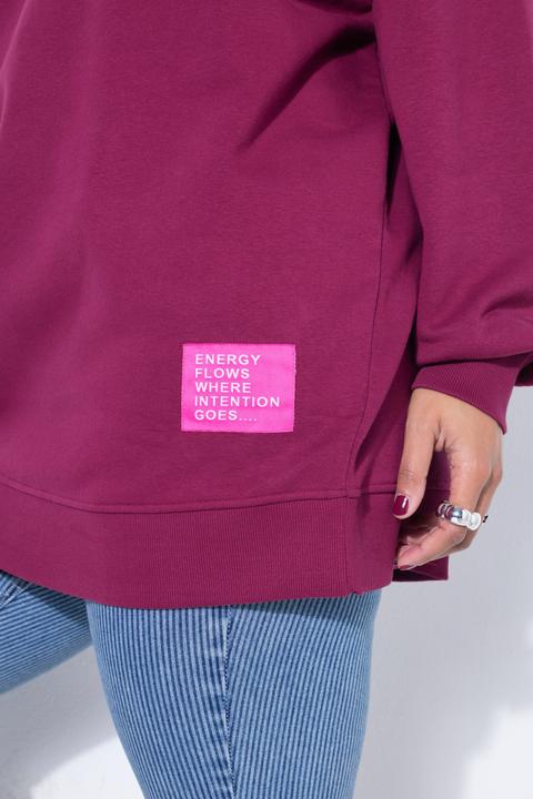 Actual product image Studio Untold Statement Patch Long Sleeve Sweatshirt (60)