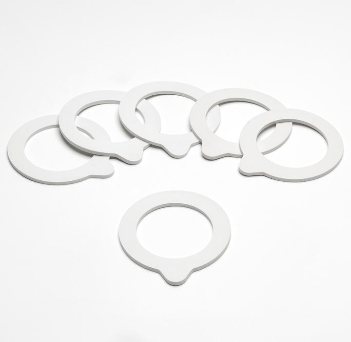 Actual product image Bormioli Rocco Spare rubber rings GOMMA (6 pcs.)