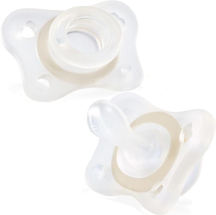 Image du produit Chicco sucette physiologique PHYSIO FORMA SOFT silicone GLOWING mini 2-6m (2 x, 2-6 J.)