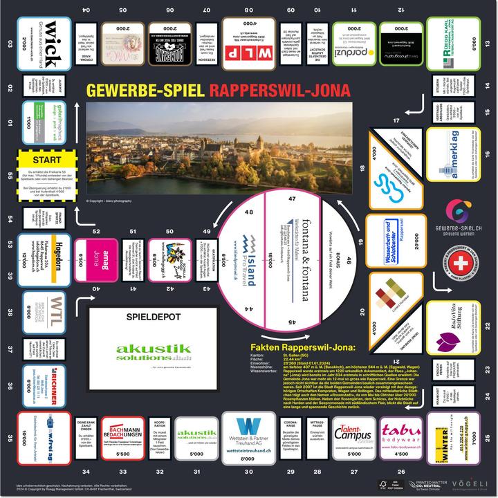 Image du produit Gewerbe-Spiel Brettspiel RAPPERSWIL-JONA SG (Allemand)