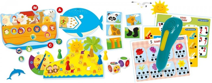 Produktbild Clementoni Lernspiel Talking Pen 50 Spiele (50650) (Italienisch)