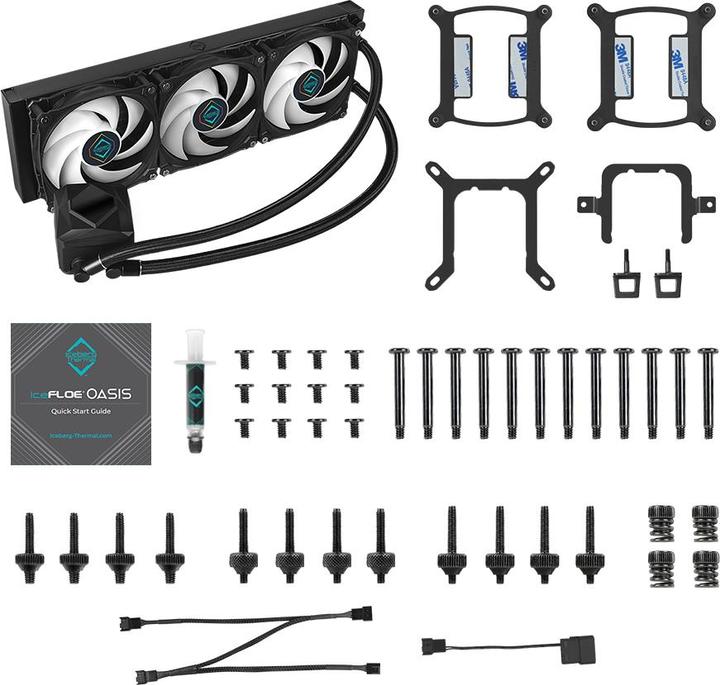 Produktbild Iceberg Thermal IceFLOE Oasis ARGB AIO cooling system