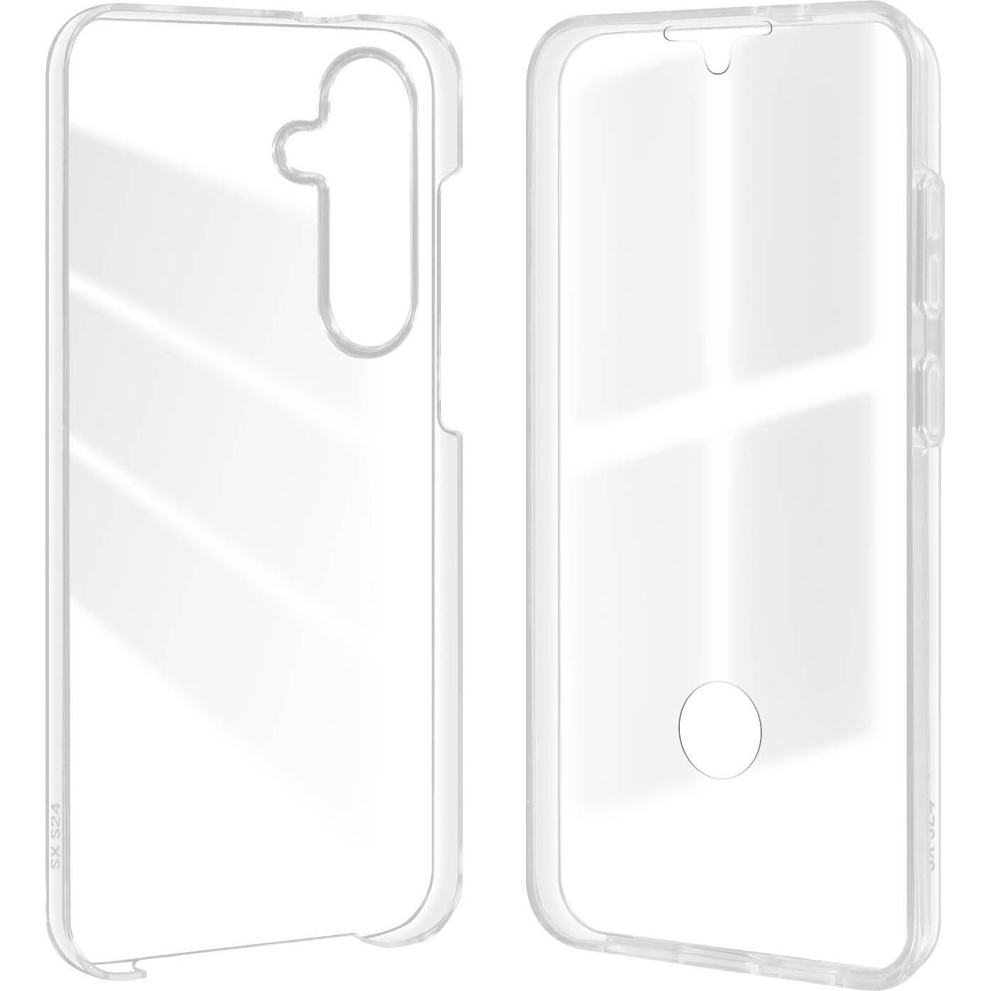 Thumbnail - Avizar Vorder- Rückseite Schutzhülle, Full Cover Series (Samsung Galaxy S24), Smartphone Hülle, Transparent