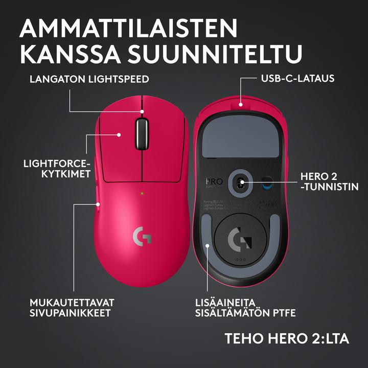 Actual product image Logitech Pro X Superlight 2c Wireless (Wireless)