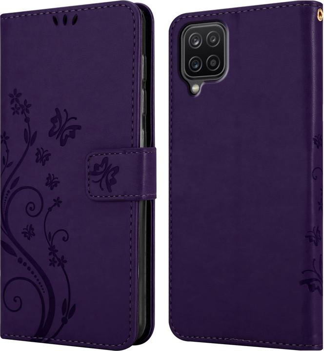 Actual product image Cadorabo Flower Book Cover (Samsung Galaxy A12)