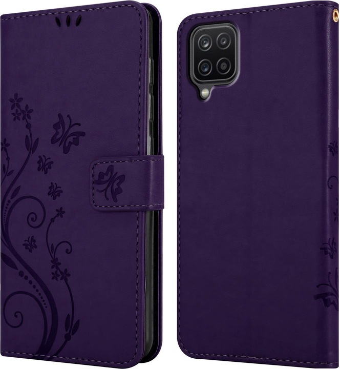 Produktbild Cadorabo Flower Book Cover (Samsung Galaxy A12)