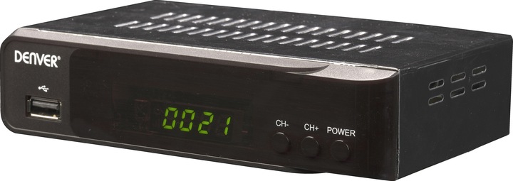 Immagine prodotto Denver DTB-133 Sintonizzatore TV digitale DVB/lettore digitale (DVB-T2)