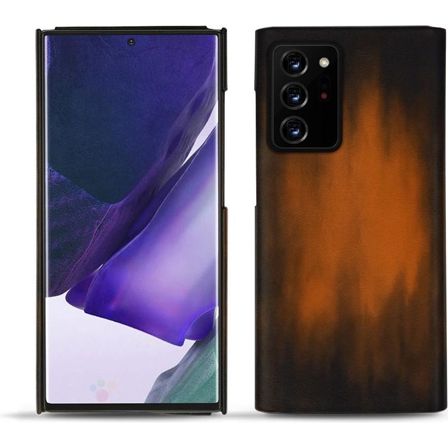 Noreve Lederschutzhülle (Samsung Galaxy Note 20 Ultra), Smartphone Hülle, Braun