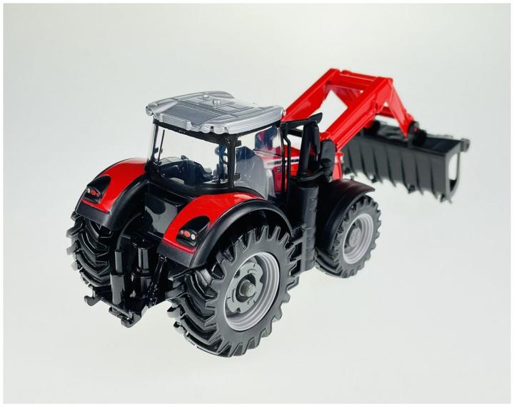 Produktbild Bburago 18/31634 Massey Ferguson 8740S Tractor Official Scale 1:32 Metallic Red with Drive and Calip