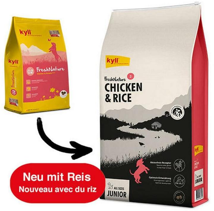 Produktbild Kyli FreshNature Nr. 2 Junior Chicken & Rice (Junior, 1 Stk., 12000 g)