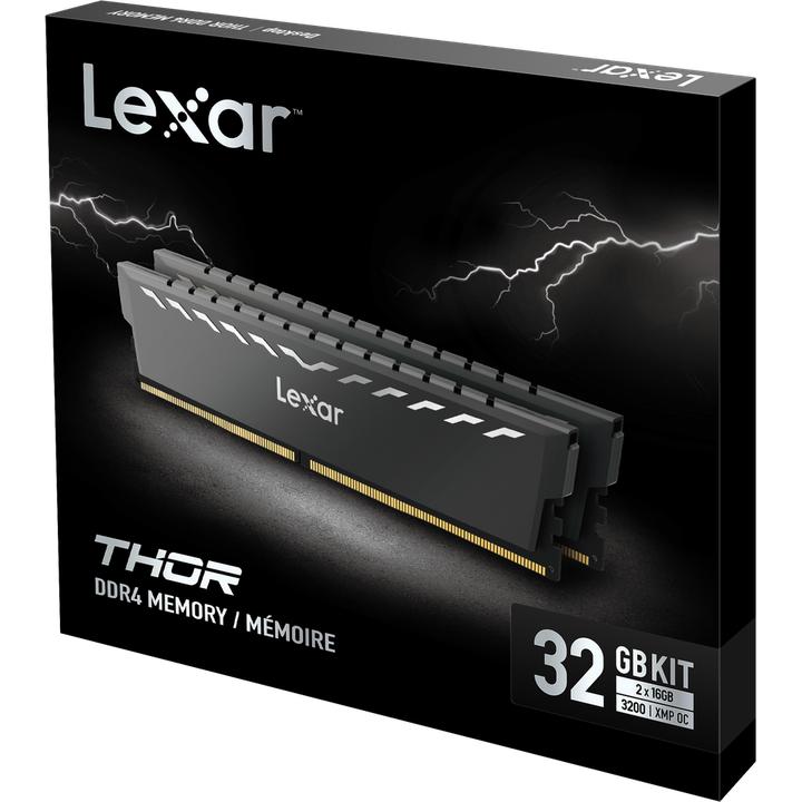 Actual product image Lexar Thor (2 x 16GB, 3200 MHz, DDR4-RAM, U-DIMM)