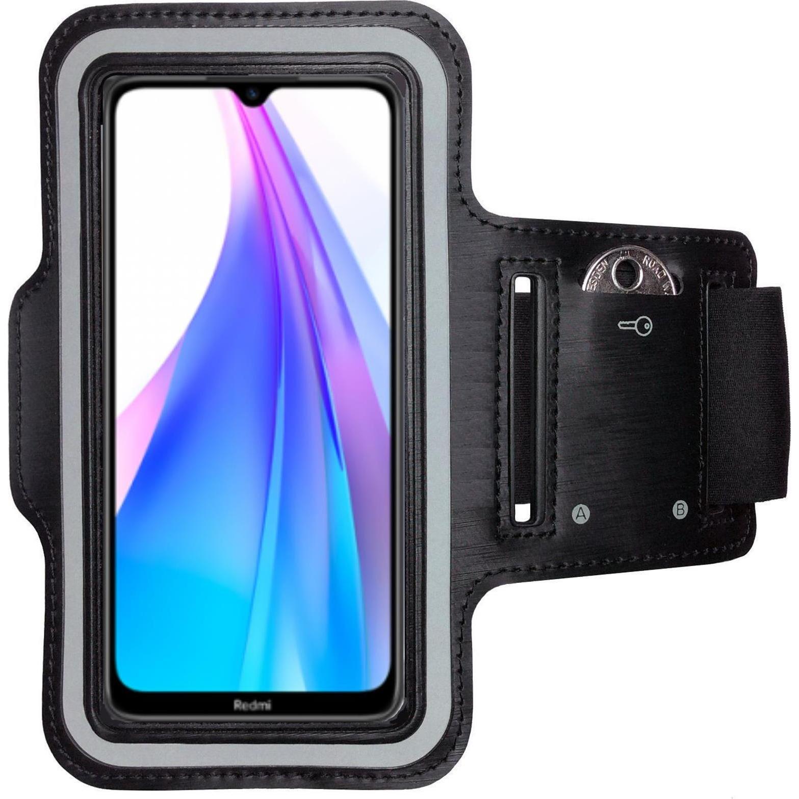 CoverKingz Sportarmband für Xiaomi Redmi Note 8T, Smartphone Sportarmband, Schwarz