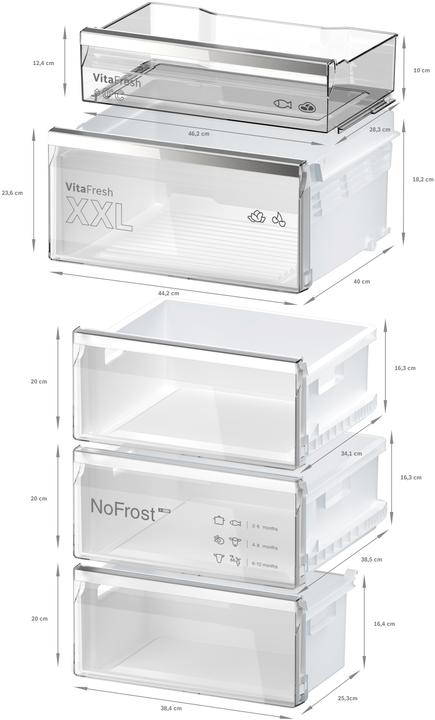 Produktbild Bosch Hausgeräte KGN39AIBT (363 l)