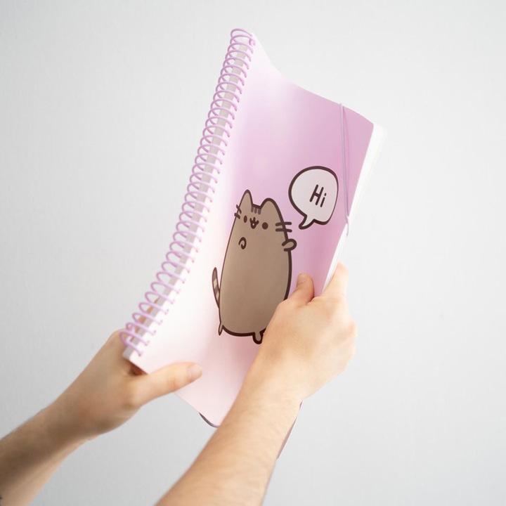 Immagine prodotto Pusheen - Cartella A4 con elastico + 30 buste trasparenti (A4, 1 x)