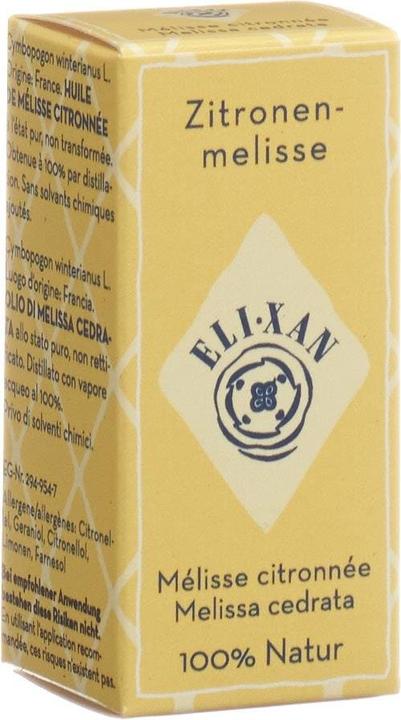 Produktbild Elixan Melisse Zitronen Öl