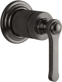 Black brushed metal