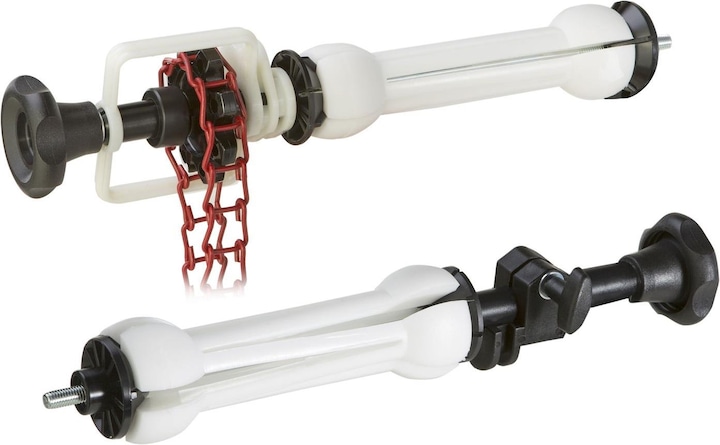Image du produit Manfrotto Kit de roulement pour fonds avec chaîne en métal rouge (100 cm)