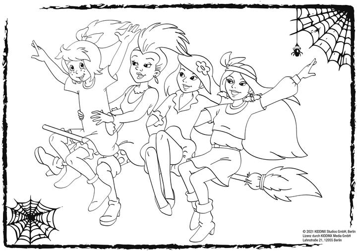 Actual product image Panini Bibi Blocksberg: My painting and puzzle fun