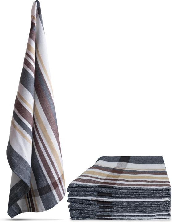 Actual product image Aspero 100 Cotton Tea Towels - 8723 (55 x 75 cm)