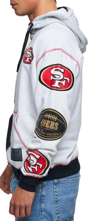 Immagine prodotto Recovered Felpa con cappuccio in pile Re:covered - INK DYE San Francisco 49ers - XL (XL)