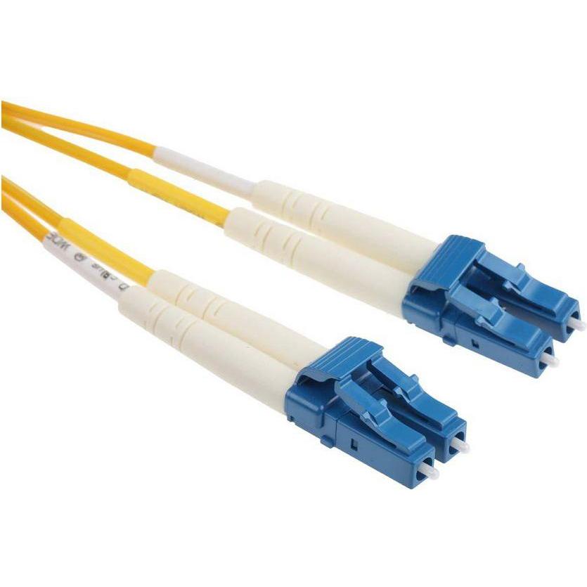 Rs Pro Patchkabel LC-DX OS1 gelb 1m (0.29 m), Netzwerkkabel