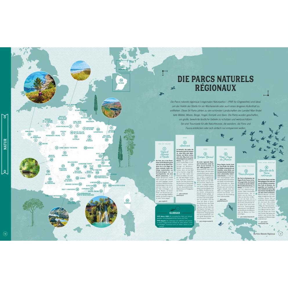 Thumbnail - Bildband Atlas der Reiselust Frankreich, Ratgeber von Philippe Gloaguen