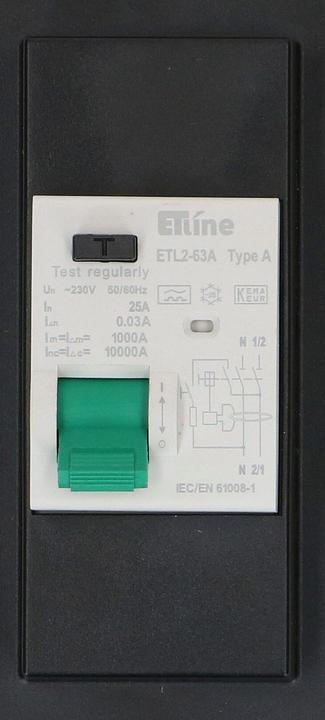 Produktbild Max Hauri POWER LINE mit FI (5x, Typ 13, 1.50 m)