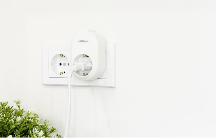 Produktbild REV 2x1 Link2Home Steckdose Zeitschaltuhr weiss