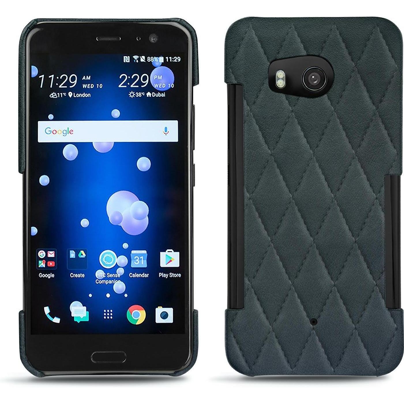 Thumbnail - Noreve Lederschutzhülle (HTC U11), Smartphone Hülle, Blau