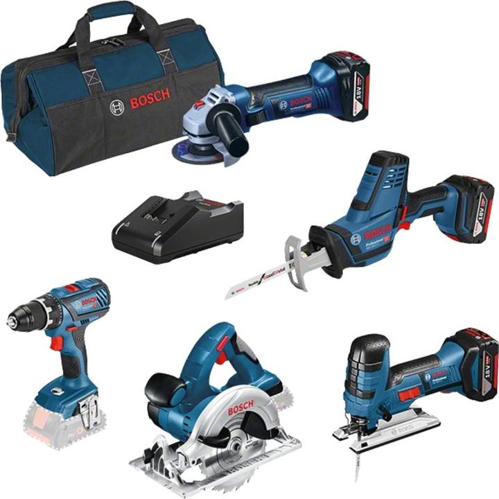 Produktbild Bosch Professional 18V 5 tool KIT
