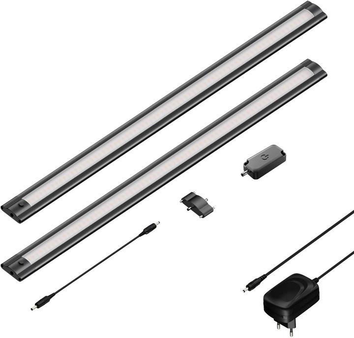 Ledscom.de 2er Set LED Unterbauleuchten mit Touch-Dimmer (655 lm)