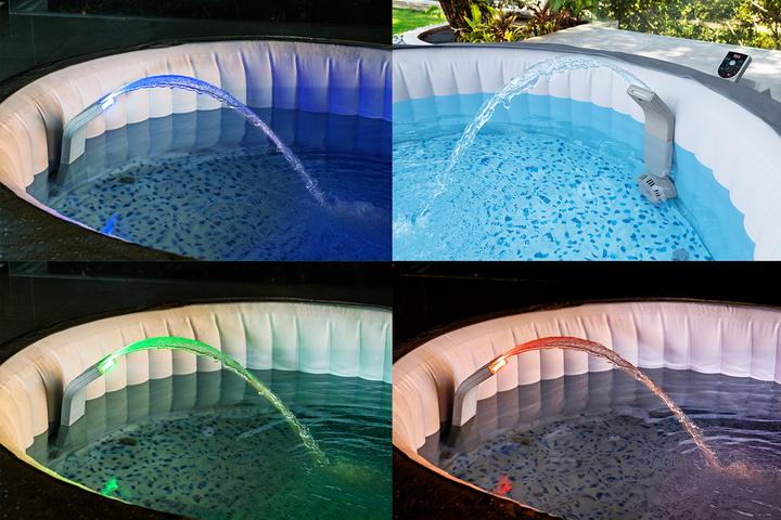 Actual product image Bestway LAY-Z-SPA Xtras LED-Wasserfall